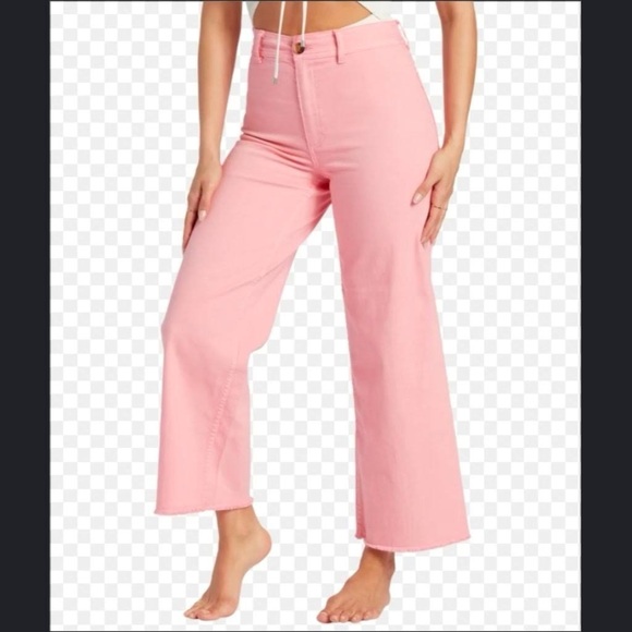 Billabong Pink Wide Leg Pants NWT - Picture 3 of 5